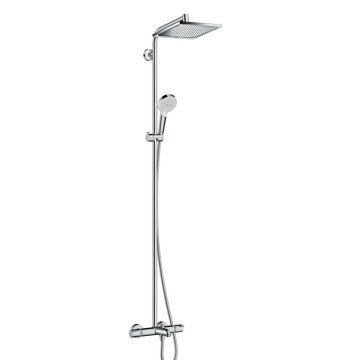 Coloana de dus Hansgrohe Crometta E240 1 jet cu baterie de cada termostatata crom