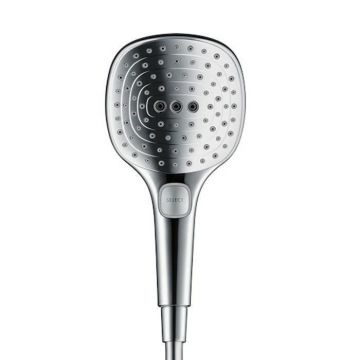 Para de dus Hansgrohe, Raindance Select E 120, cu 3 jeturi, crom