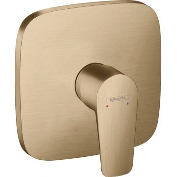 Baterie dus Hansgrohe Talis E montaj incastrat necesita corp ingropat bronz periat