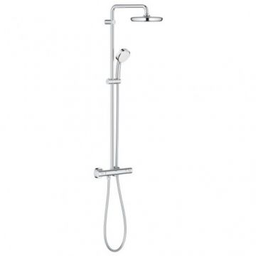 Coloana dus Grohe New Tempesta Cosmopolitan 210 cu termostat - Culoare Crom