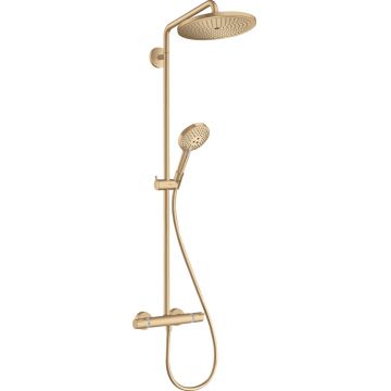 Coloana de dus Hansgrohe Croma Select S 280 1jet cu baterie termostatata bronz periat