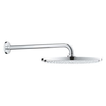 Palarie de dus Grohe Rainshower Cosmopolitan 310 cu brat de dus de perete 38cm crom