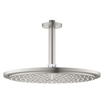 Palarie de dus Grohe RainShower Cosmopolitan 310 si brat de dus 142mm de tavan supersteel