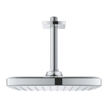 Palarie de dus Grohe Tempesta 250 Cube 1 jet cu brat de dus 142mm de tavan 9.5 l/min crom