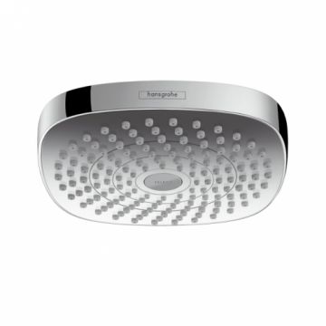 Palarie de dus Hansgrohe Croma Select E 180 cu doua tipuri de jet alb-crom