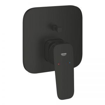 Baterie cada - dus Grohe Cubeo cu montaj incastrat  necesita corp ingropat  matte black