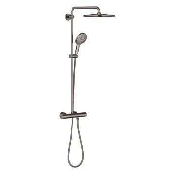 Coloana de dus Grohe Rainshower SmartActive 310 cu baterie termostatata 9 5l/min hard graphite