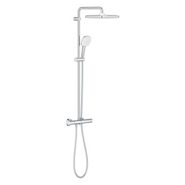 Coloana de dus Grohe Tempesta Cosmopolitan System 250 Cube baterie termostatata crom