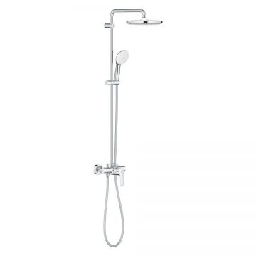 Coloana de dus Grohe Tempesta Cosmopolitan System 250 Cube cu baterie 101cm crom