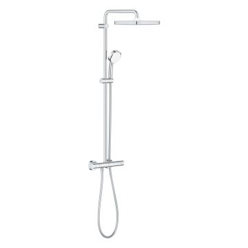 Coloana de dus Grohe Tempesta Cosmopolitan System 250 Cube cu baterie termostatata 101 cm crom