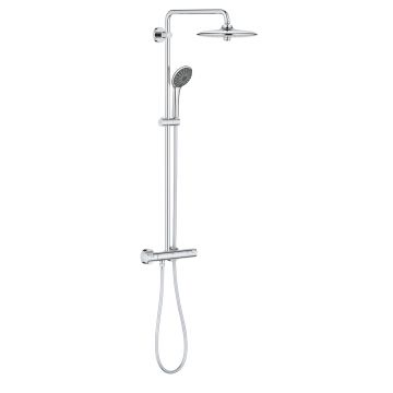 Coloana de dus Grohe Vitalio Joy System 260 cu baterie termostatata 9.5 l/min crom