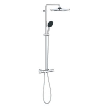 Coloana de dus Grohe Vitalio Start System 250 cu baterie termostatata 101cm crom