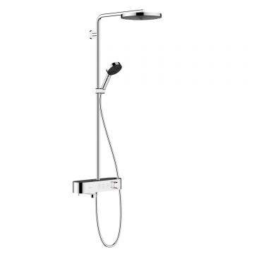 Coloana de dus Hansgrohe Pulsify S 260 1jet cu baterie termostatata ShowerTablet 400 crom