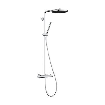 Coloana de dus Hansgrohe Pulsify S Puro 260 1jet EcoSmart cu baterie temostatata Ecostat Fine crom