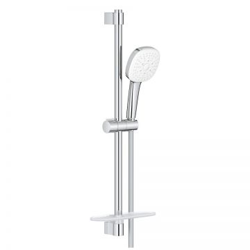 Set de dus Grohe Tempesta Cube 110 cu bara 60cm  furtun 175cm  polita si para de dus cu 3 jeturi  crom