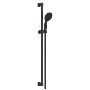 Set de dus Grohe Vitalio Start 110 cu para de dus 2 jet furtun si bara 90cm matte black