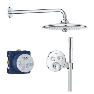 Sistem de dus incastrat Grohe Grohtherm SmartControl crom