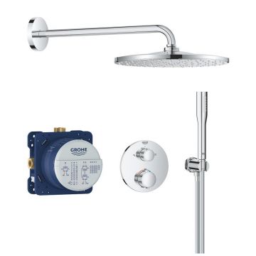 Sistem de dus incastrat Grohe Precision Vitalio Rain Mono 310 crom