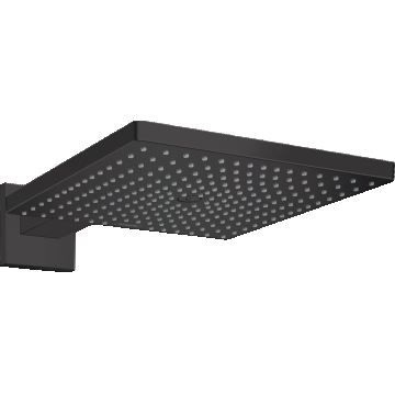 Palarie de dus Hansgrohe Raindance E 300 1jet EcoSmart cu brat de dus de perete 39cm negru mat Palarie de dus Hansgrohe Raindance E 300 1jet EcoSmart cu brat de dus de perete 39cm negru mat